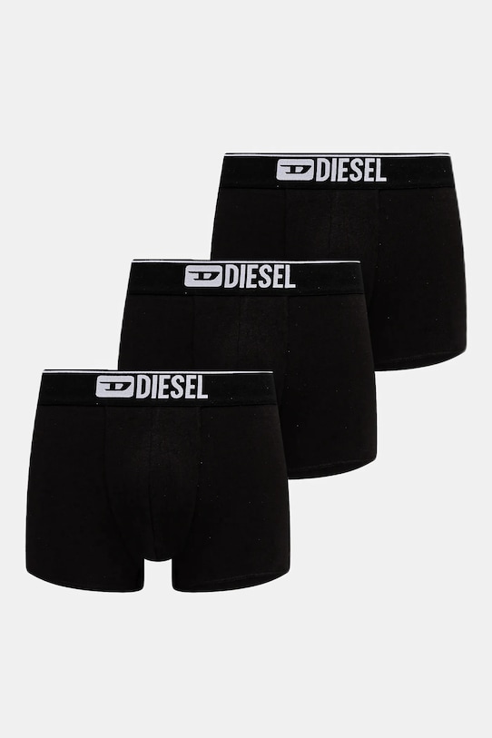 Μποξεράκια Diesel DAMIEN-THREEPACK BOXER-SHORTS 3-pack στάμπα μαύρο A17752.0LHBI