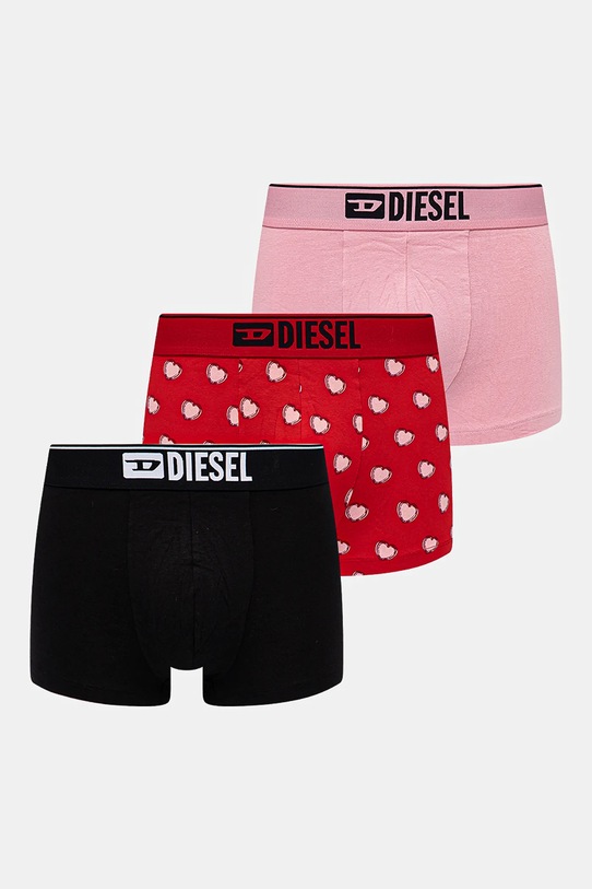 Diesel boxeri DAMIEN-GFT-3PACK BOXER-SHORTS 3-pack boxeri roz A17805.0KNCD