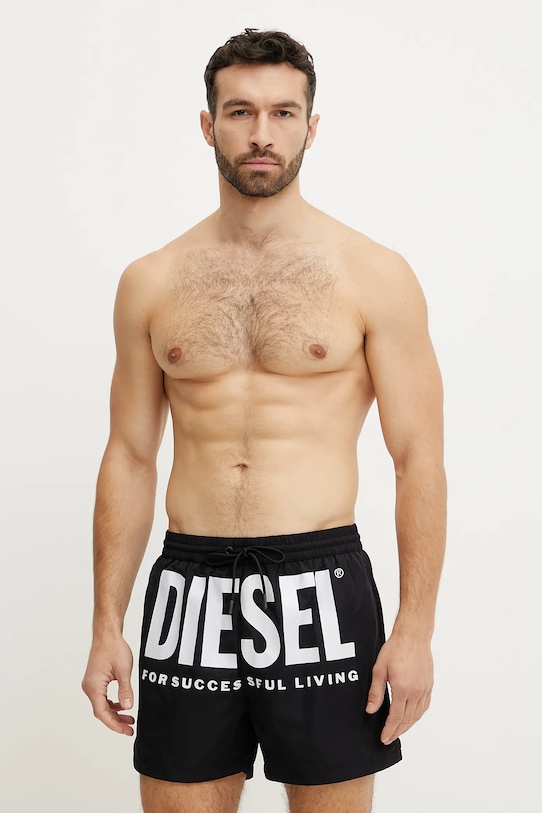 Diesel pantaloni scurti de baie KEN-37-D-CORE BOXER-SHORTS Planet friendly negru A16299.0NJAS
