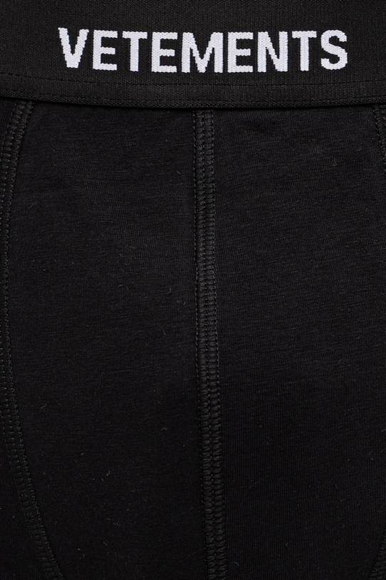 Abbigliamento VETEMENTS boxer Logo MA66UN100B nero