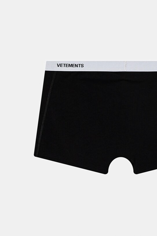 Μποξεράκια VETEMENTS Allover Logo MA66UN120B μαύρο SS25