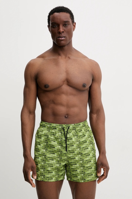 Plavkové šortky EA7 Emporio Armani AF13059.7M000510 zelená SS25