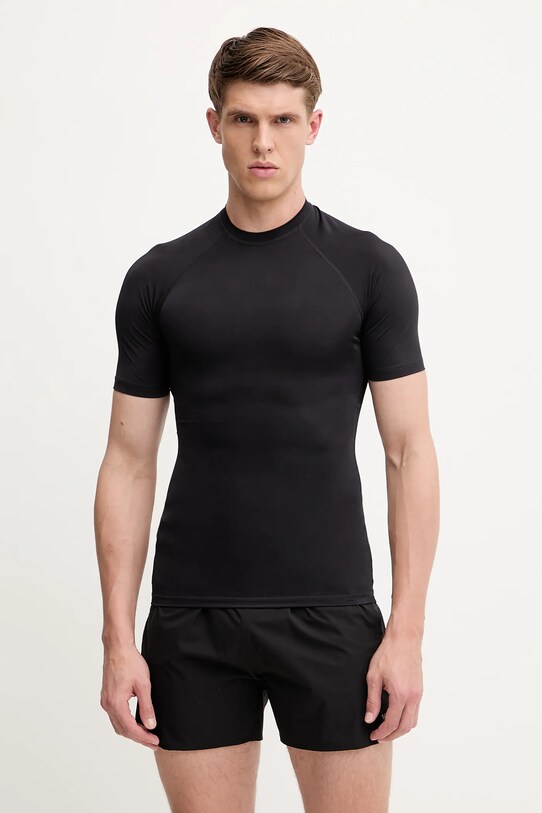 EA7 Emporio Armani tricou de înot AF13158.7M000547 negru SS25