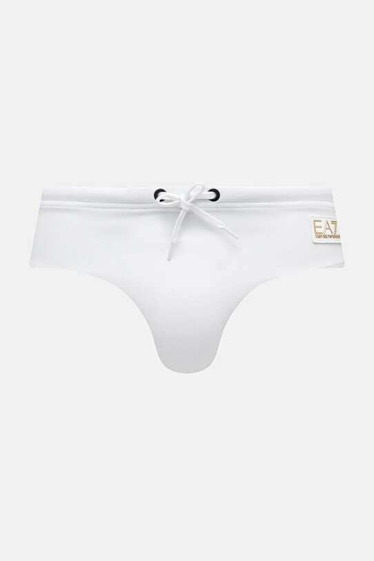 Plavky EA7 Emporio Armani Planet friendly bílá AF13240.7M000529