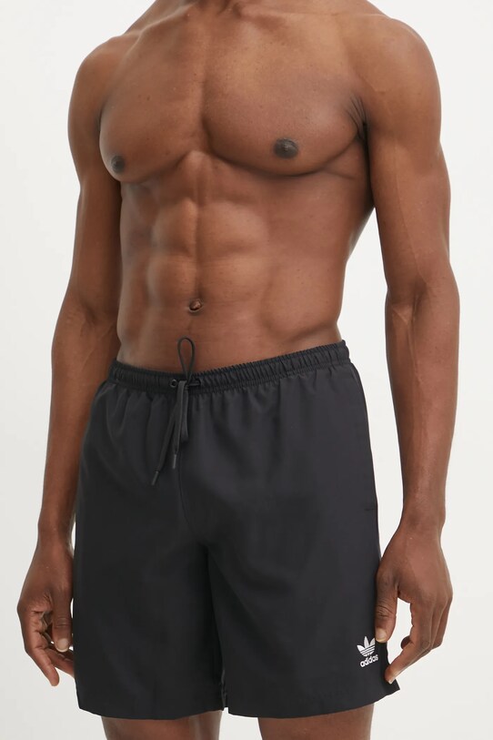 adidas Originals pantaloni scurti de baie Adicolor JC9184 negru SS25