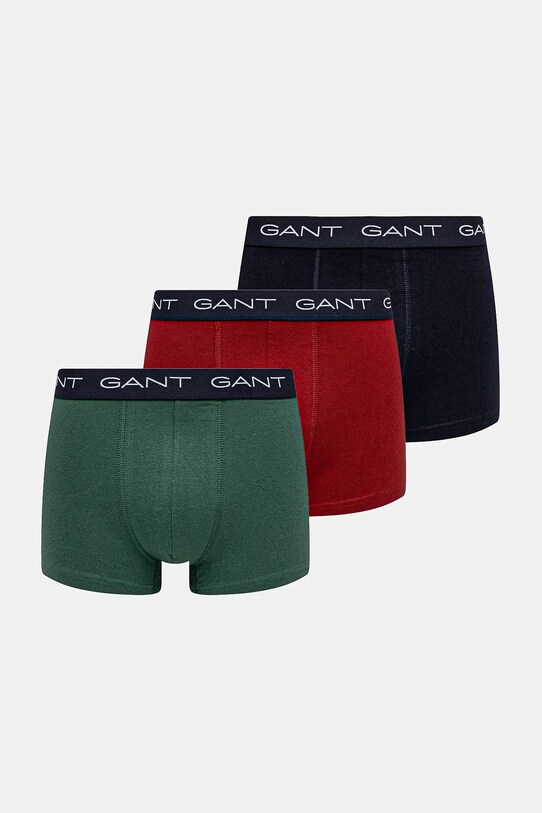 Gant bokserki 3-pack wzorzyste granatowy 902443003