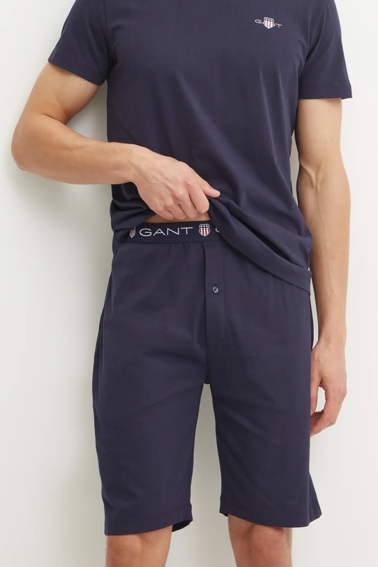 Бавовняна піжама Gant темно-синій 902449900