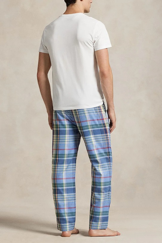 Polo Ralph Lauren piżama bawełniana 714931645 niebieski AW25