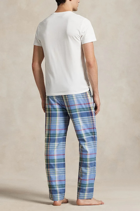 Polo Ralph Lauren pamut pizsama 714931645 kék AW25