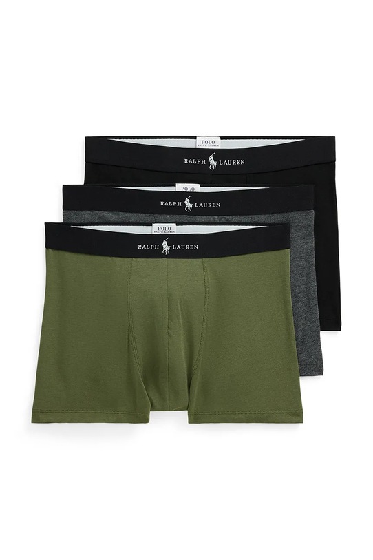Boxerky Polo Ralph Lauren 3-pak pletenina zelená 714965507