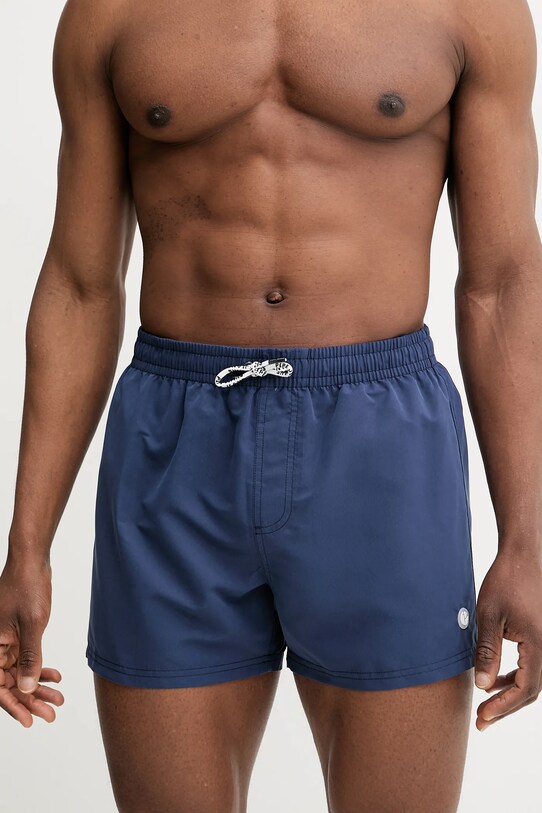 Pepe Jeans pantaloni scurți de baie RUBBER SWIMSHORT Planet friendly bleumarin PMB10417