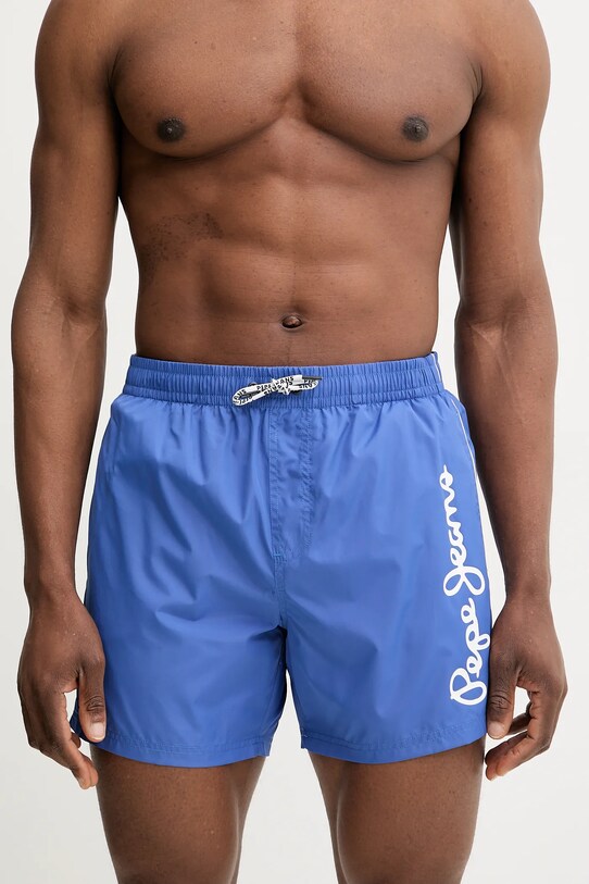 Pepe Jeans pantaloni scurți de baie LOGO SWIMSHORT PMB10419 albastru SS25