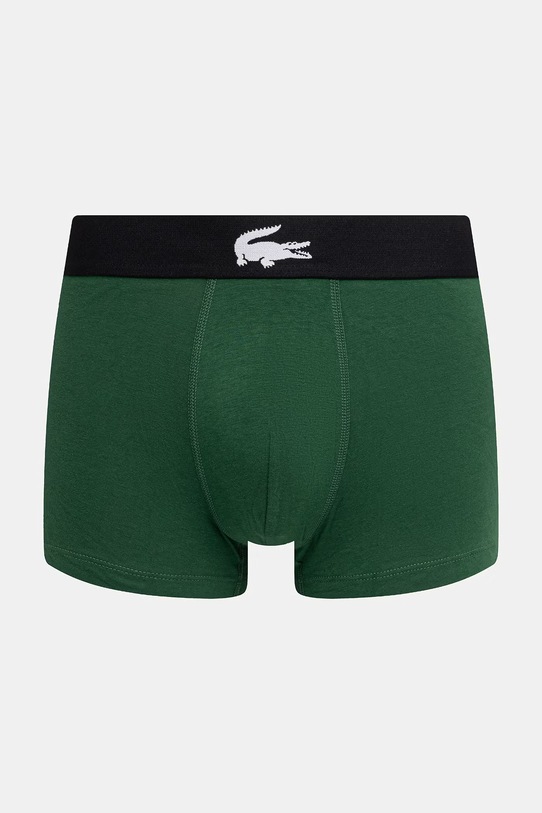 Odzież Lacoste bokserki męskie bawełniane z elastanem 3-pack 5H1288 czarny