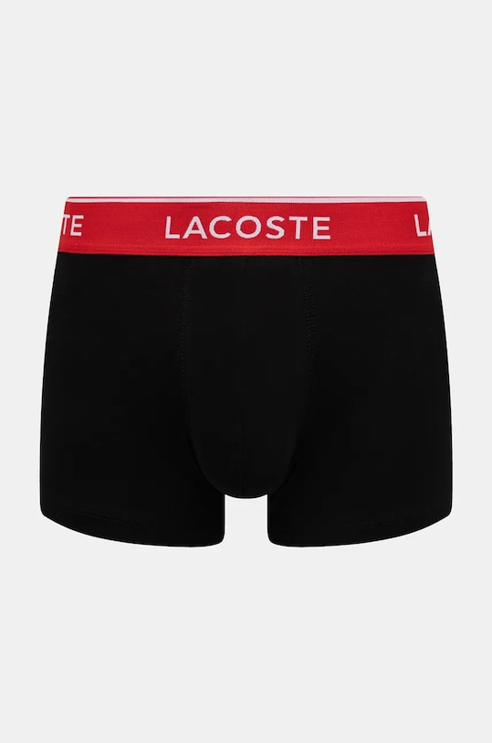 Одяг Боксери Lacoste 3-pack 5H1297 чорний