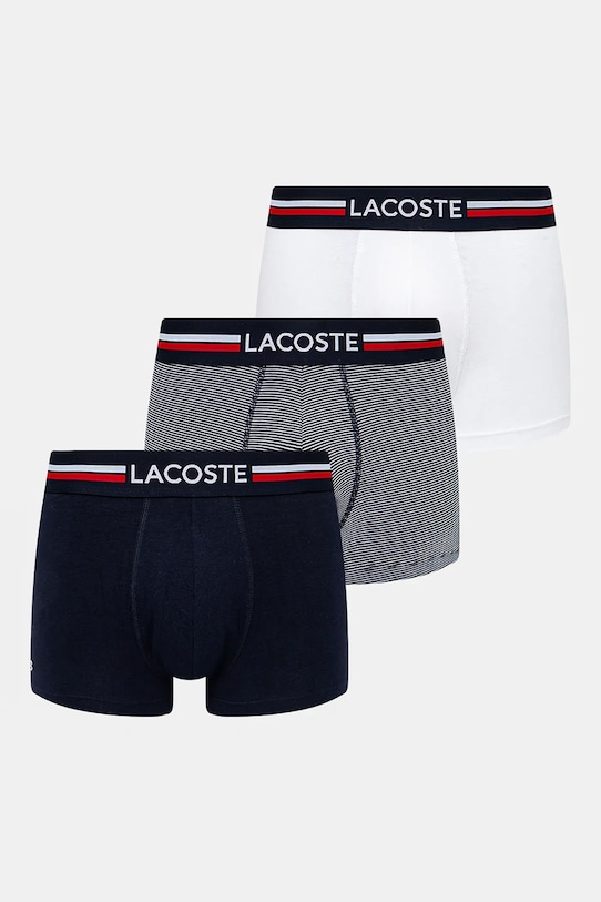 Boxerky Lacoste vzorovaný námořnická modř 5H2382