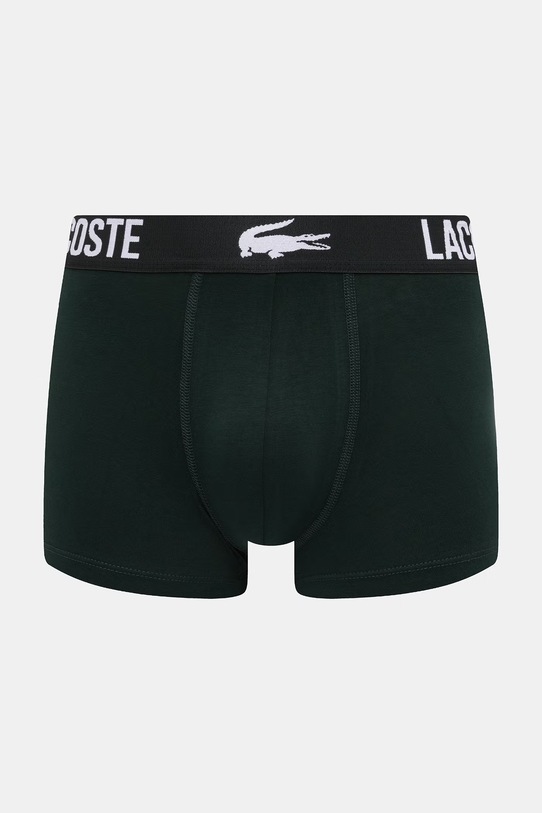 Lacoste bokserki męskie bawełniane z elastanem 3-pack szary 5H2393