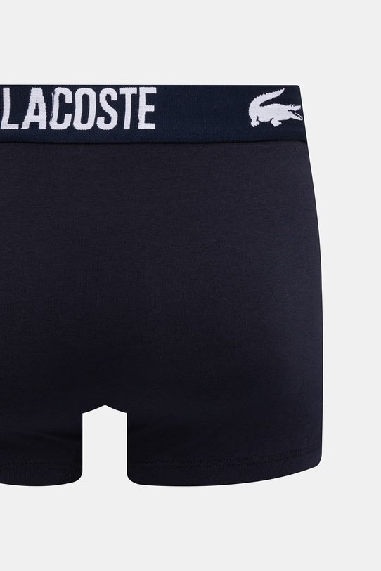 Lacoste bokserki męskie bawełniane z elastanem 3-pack 5H2393 szary