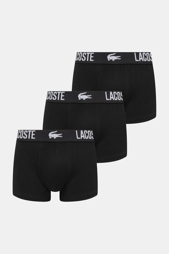 Lacoste bokserki 3-pack bawełna czarny 5H2393
