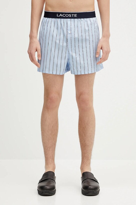 Βαμβακερό μποξεράκι Lacoste 3-pack 7H1283 σκούρο μπλε SS25