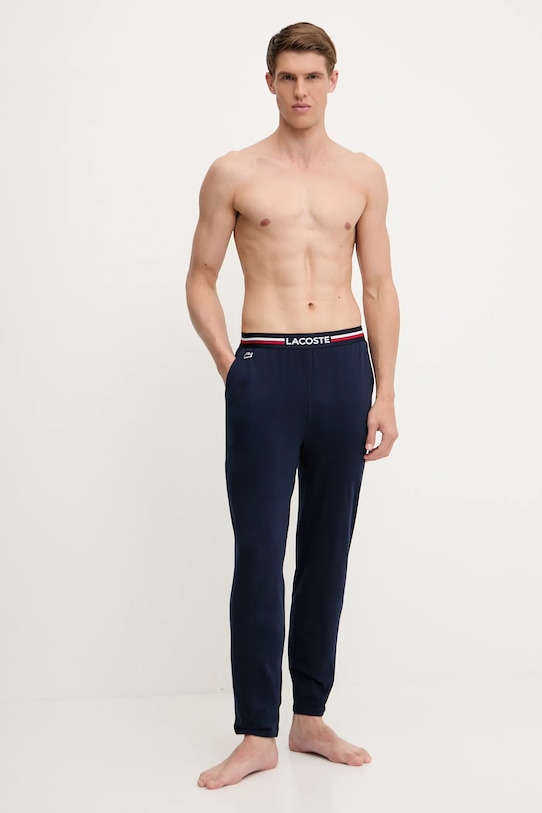 Lacoste spodnie piżamowe 3H3461 granatowy SS25
