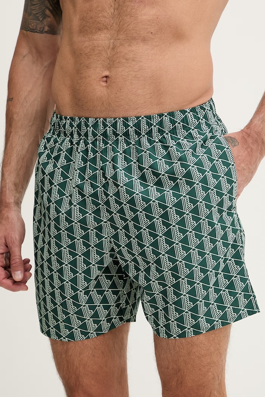 Lacoste szorty kąpielowe męskie MH9086 zielony SS26