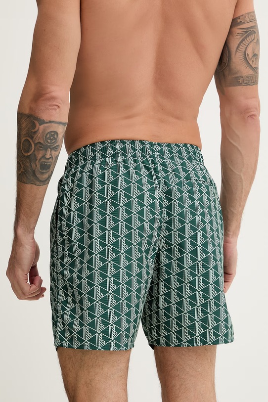 Odzież Lacoste szorty kąpielowe męskie MH9086 zielony