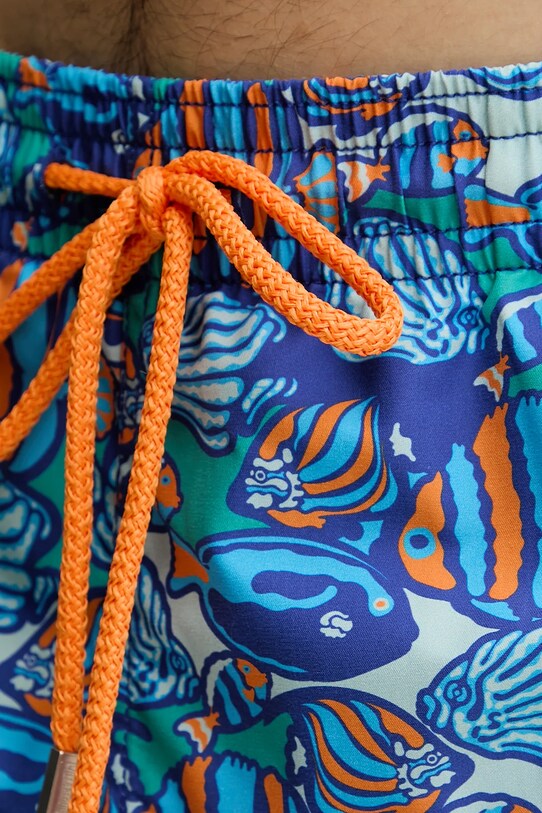 Vilebrequin pantaloni scurți de baie MOOREA albastru MOOCB114