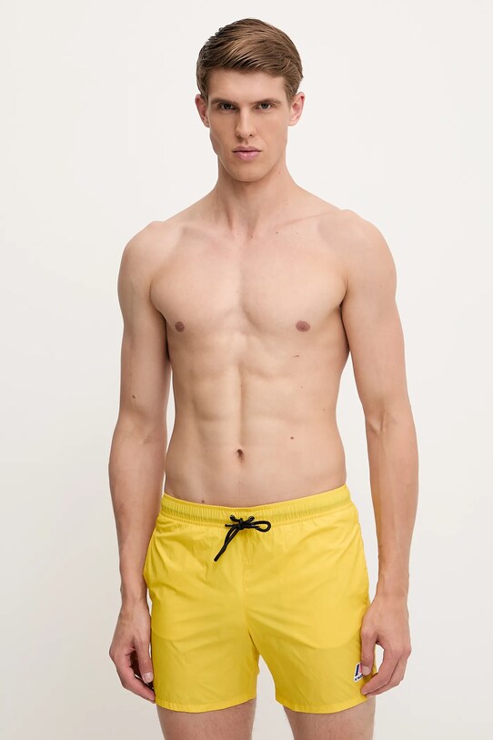 K-Way pantaloni scurți de baie K31357W galben SS25