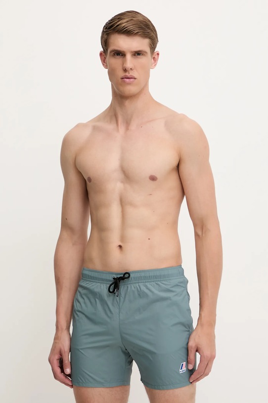 K-Way pantaloni scurți de baie K31357W verde SS25