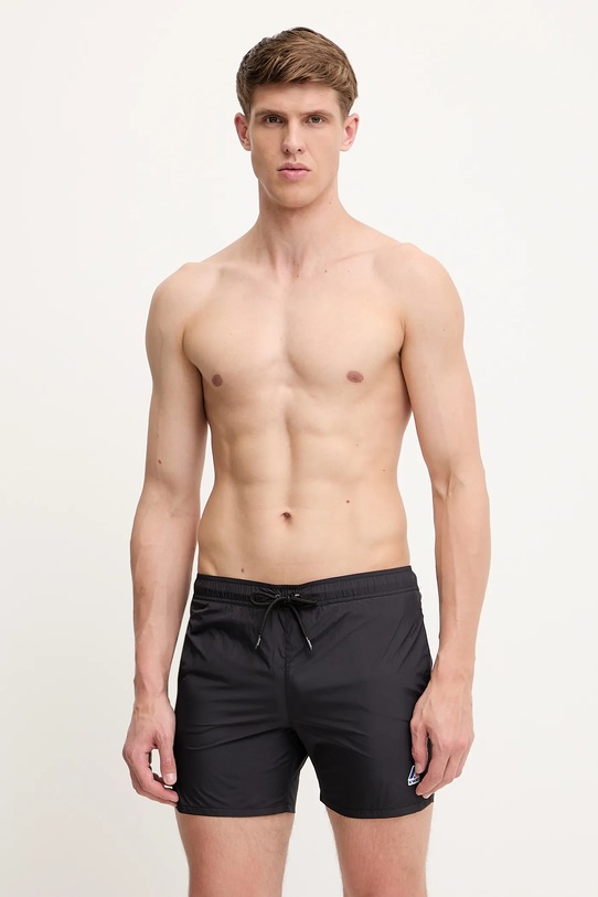 Kratke hlače za kupanje K-Way print crna K31357W