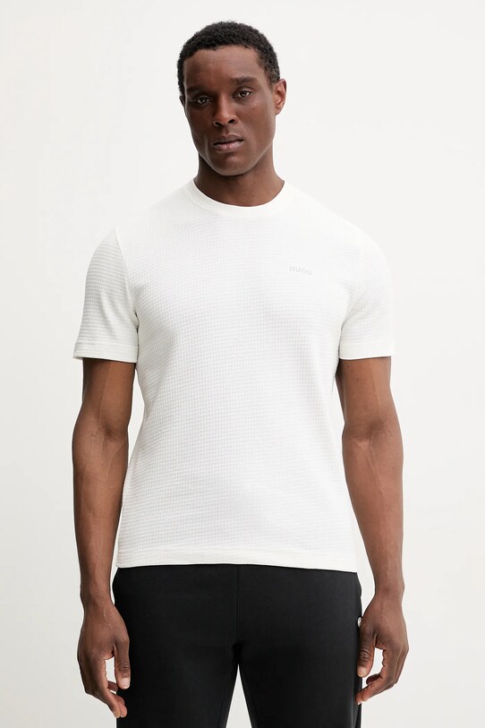 HUGO tricou model fin bej 50532011