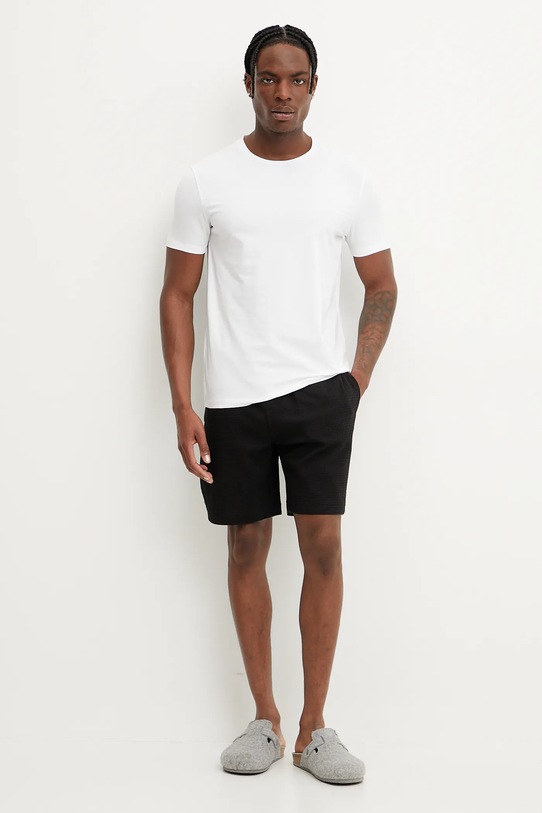 HUGO pantaloni scurti 50532023 negru SS25