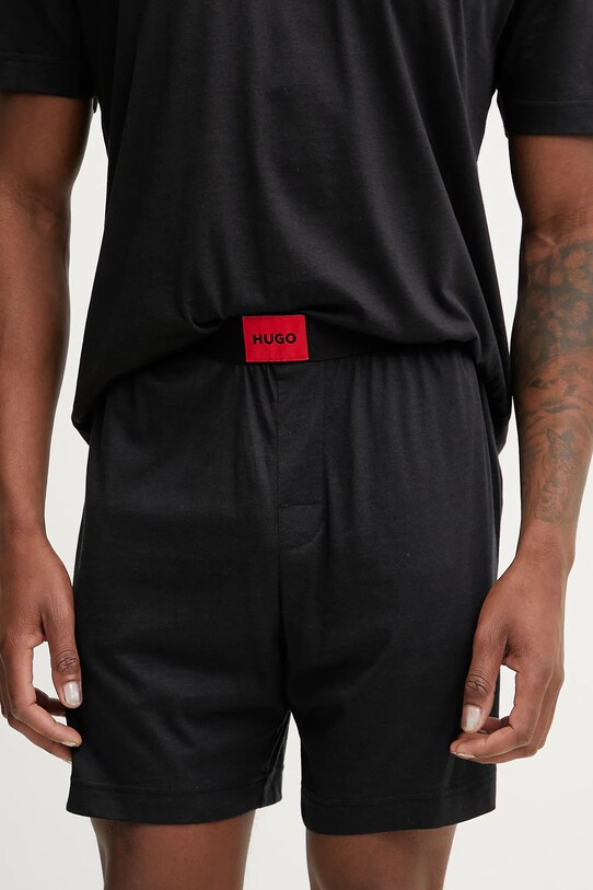 HUGO piżama czarny 50540091