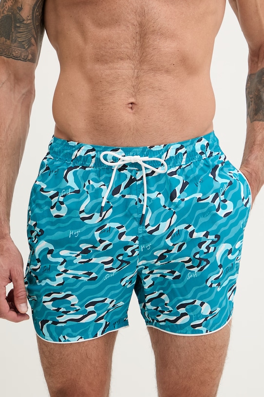 HUGO szorty kąpielowe męskie RIK 50533795 niebieski SS26