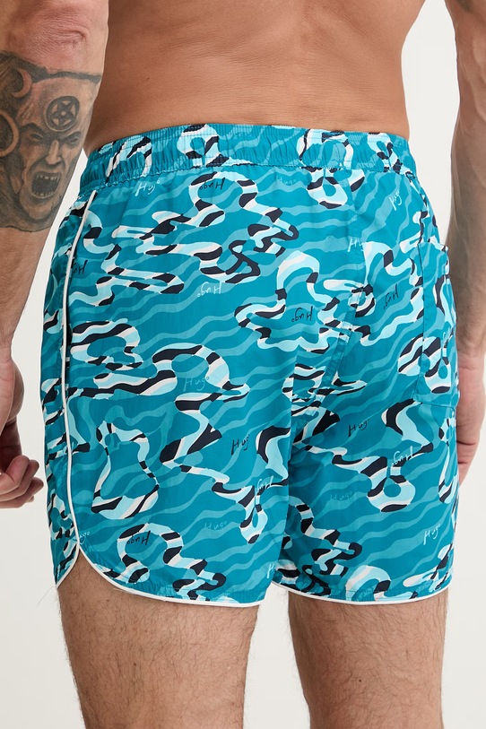 Odzież HUGO szorty kąpielowe męskie RIK 50533795 niebieski