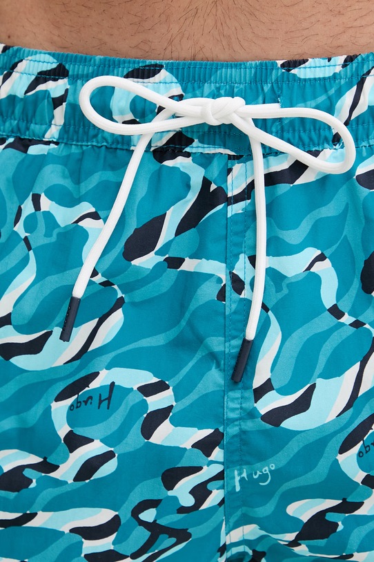 HUGO szorty kąpielowe męskie RIK niebieski 50533795