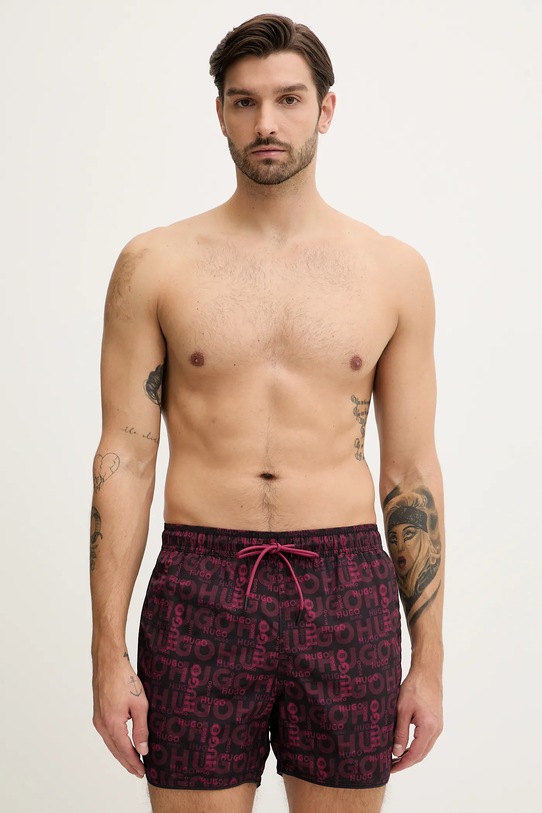 Μαγιό HUGO μπορντό 50533795