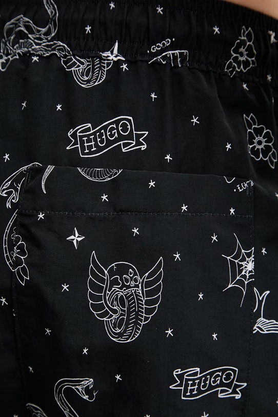 HUGO szorty kąpielowe męskie RIK czarny 50533795