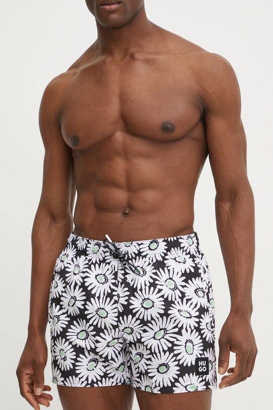 Kratke hlače za kupanje HUGO 50540103 crna SS25