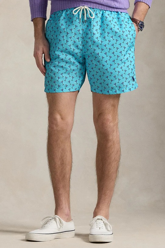 Polo Ralph Lauren pantaloni scurți de baie 710963824 turcoaz SS25