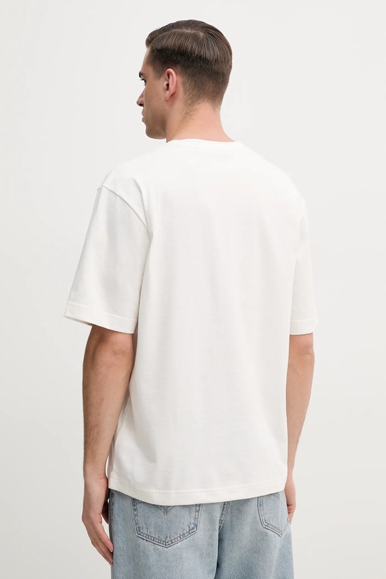 HUGO t-shirt bawełniany lounge 50539052 biały SS25