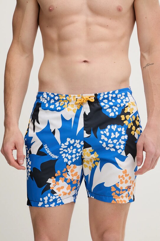 Napapijri szorty V-Inuvik Planet friendly fioletowy NP0A4IBLFDB1