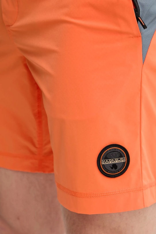 Napapijri pantaloni scurți N-Tartuca portocaliu NP0A4ILTA001