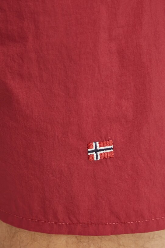 Odzież Napapijri szorty kąpielowe V-Haldane NP0A4HRZR1E1 bordowy