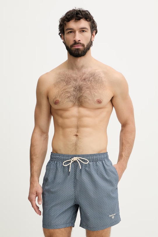 Barbour плувни шорти мъжки Shell Swim Short тъмносин MSW0069