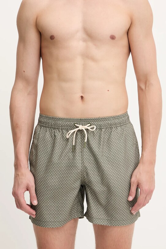 Barbour pantaloni scurți de baie Shell Swim Short MSW0069 verde SS25