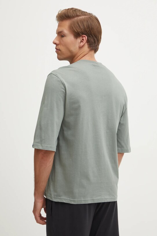 Хлопковая пижамная футболка United Colors of Benetton LILO&STITCH 30964M01Y зелёный SS25