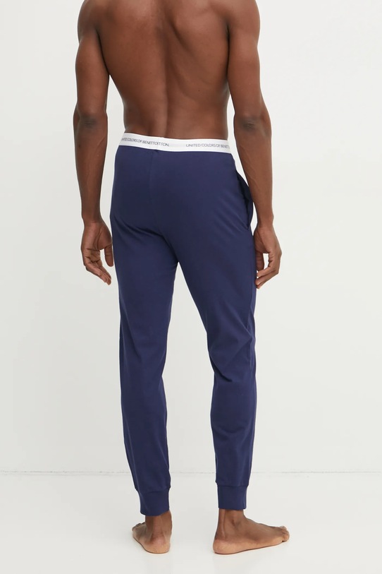 Odjeća Pamučni donji dio pidžame United Colors of Benetton 30964F00V mornarsko plava