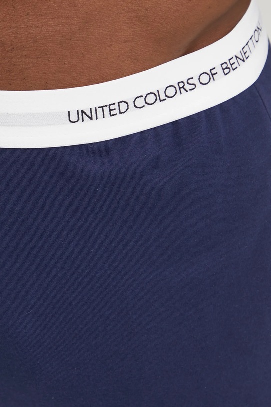 Pamučni donji dio pidžame United Colors of Benetton mornarsko plava 30964F00V