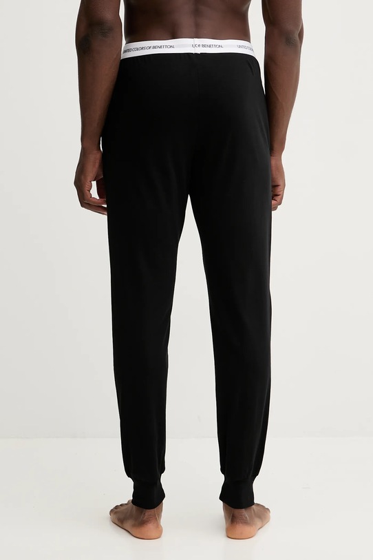 Îmbrăcăminte United Colors of Benetton pantaloni pijama bumbac 30964F00V negru